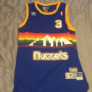 Allen Iverson throwback nuggets jersey